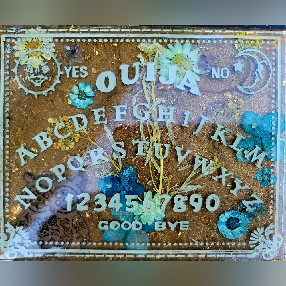*SOLD On TIKTOK* Floral Ouija Board Decor